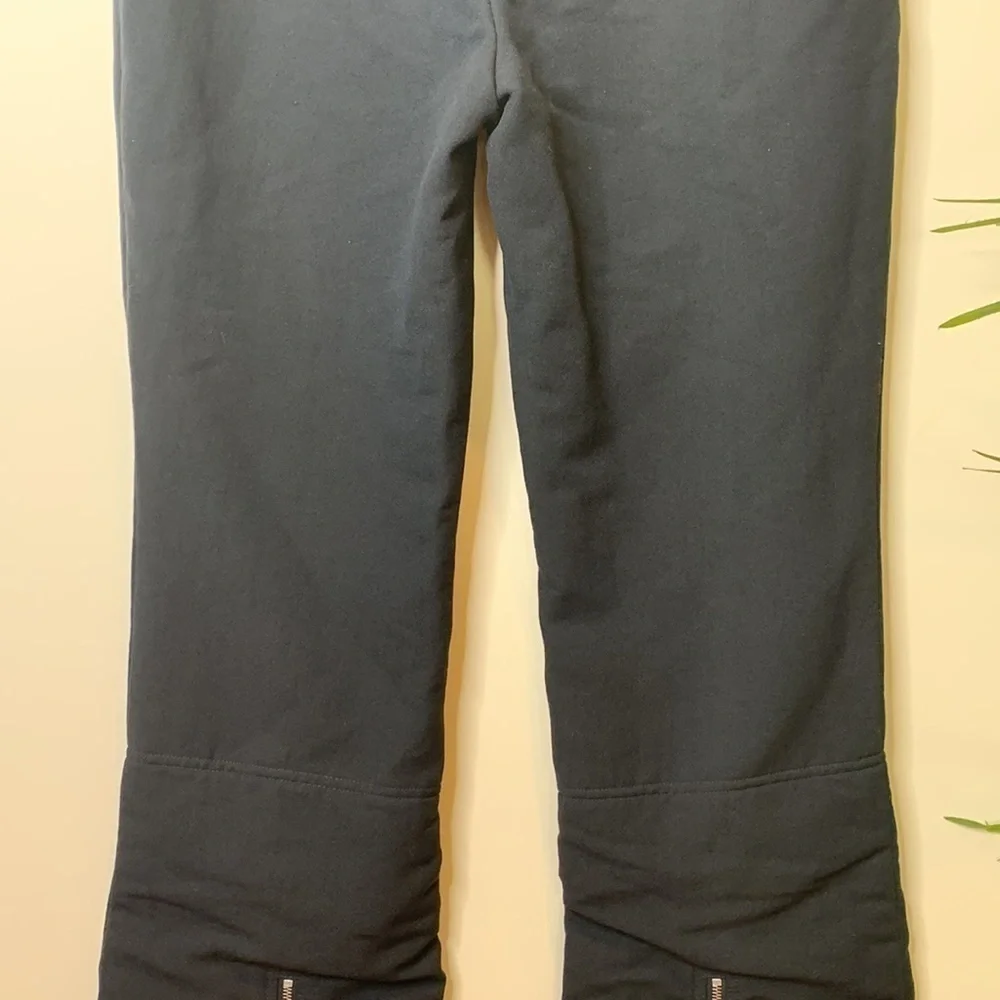 Bogner | Matte Black Vintage Ski Snow Snowboard Insulated Nylon Wool Blend Pants